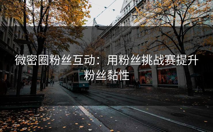 微密圈粉丝互动：用粉丝挑战赛提升粉丝黏性