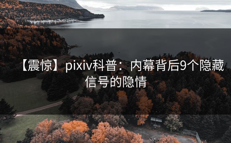 【震惊】pixiv科普：内幕背后9个隐藏信号的隐情